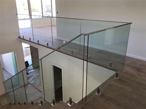 free standing glass balustrade.